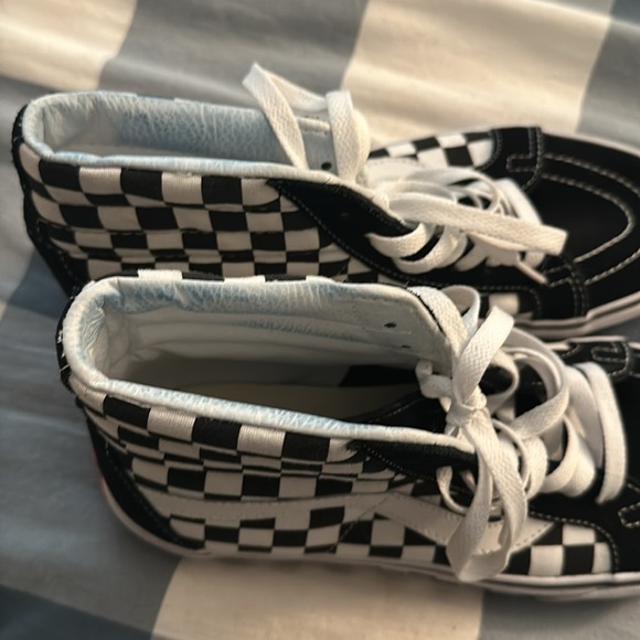 Custom custom checkerboard on checkerboard sk8-His - Picture 3 of 3